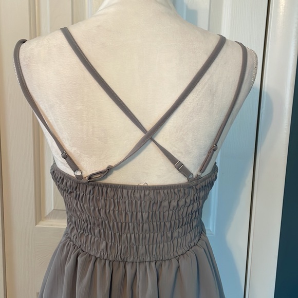 Baby Doll Top Feager sz M grey - Picture 4 of 5